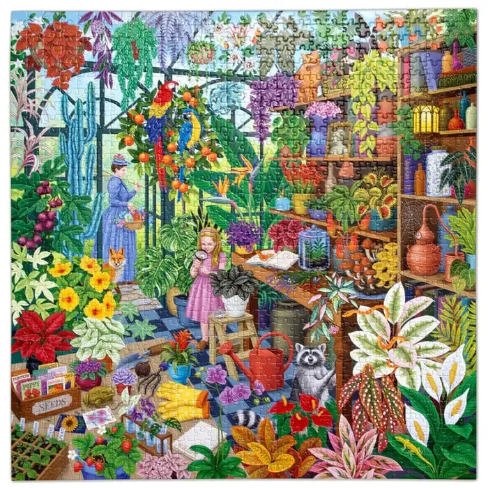 Alchemist's Greenhouse 1000 Piece Jigsaw Puzzle eeBoo - for just $26.99! 