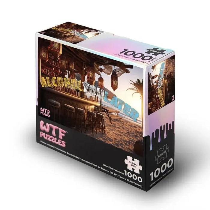 Alcoholyoulater 1000 Piece Jigsaw Puzzle WTF - for just $24.99! 