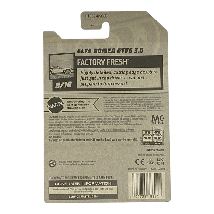 Hot Wheels Alfa Romeo GTV6 3.0 - Factory Fresh Series 8/10 - for just $1.79! 