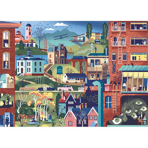 Alfred Hitchcock Films Movie Masters 1000 Piece Jigsaw Puzzle Heye - for just $29.99! 