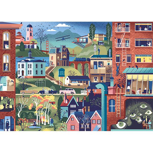 Alfred Hitchcock Films Movie Masters 1000 Piece Jigsaw Puzzle Heye - for just $29.99! 