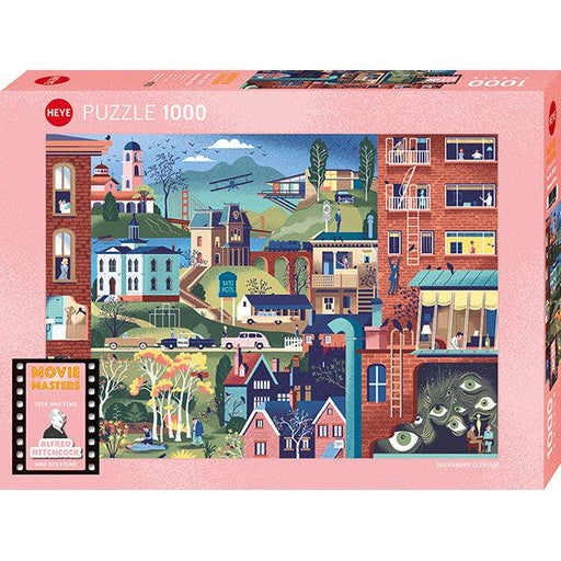 Alfred Hitchcock Films Movie Masters 1000 Piece Jigsaw Puzzle Heye - for just $29.99! 