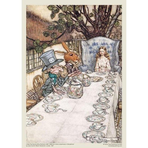 Alice in Wonderland Tea Party 1000 Piece Jigsaw Puzzle Flame Tree - for just $19.99! 