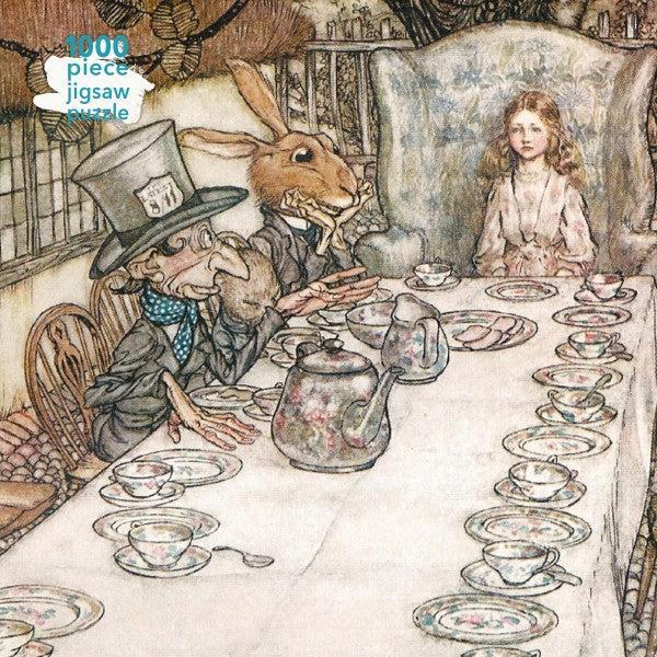 Alice in Wonderland Tea Party 1000 Piece Jigsaw Puzzle Flame Tree - for just $19.99! 