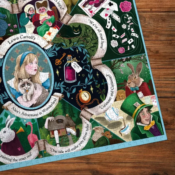 Alice's Adventures in Wonderland 1000 Piece Jigsaw Puzzle Gibsons - for just $24.99! 