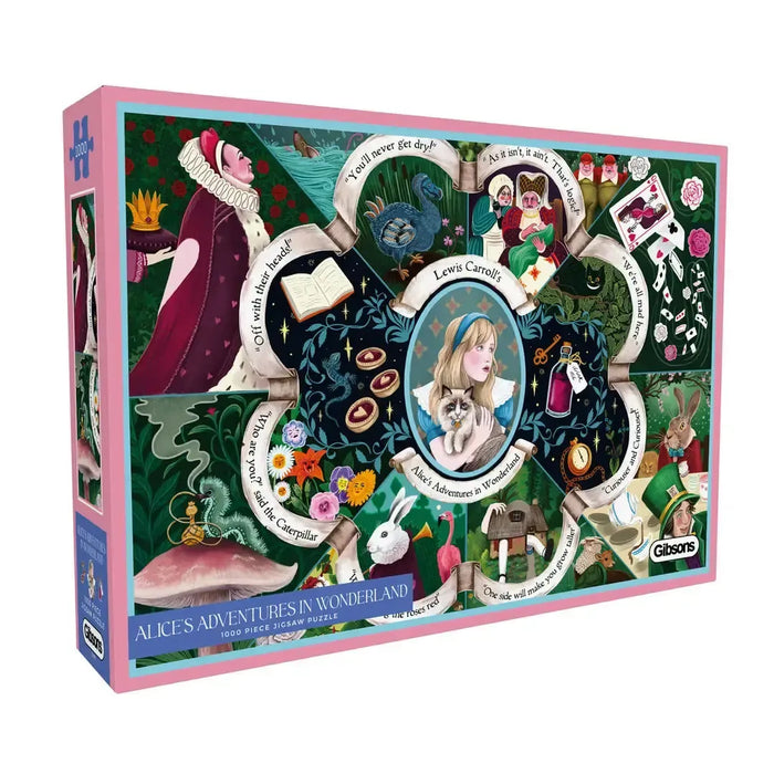 Alice's Adventures in Wonderland 1000 Piece Jigsaw Puzzle Gibsons - for just $24.99! 