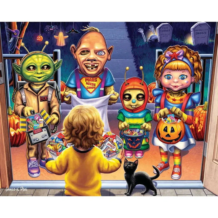 Alien Halloween 210 Piece Jigsaw Puzzle Boardwalk - for just $11.99! 