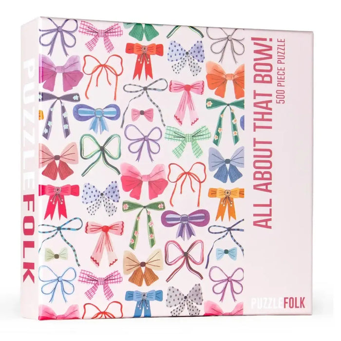 All About that Bow 500 Piece Jigsaw Puzzle PuzzleFolk - for just $25.99! 