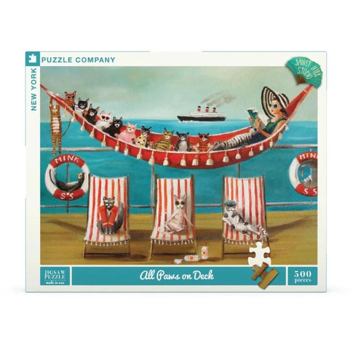 All Paws on Deck 500 Piece Jigsaw Puzzle NYPC - for just $22.99! 