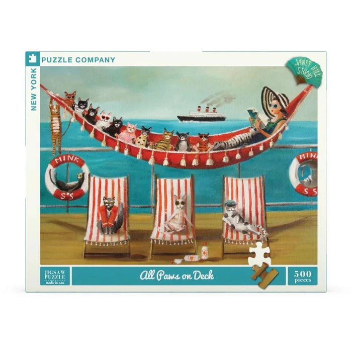 All Paws on Deck 500 Piece Jigsaw Puzzle NYPC - for just $22.99! 