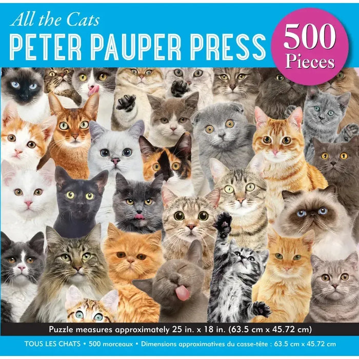 All the Cats 500 Piece Jigsaw Puzzle Peter Pauper - for just $19.99! 