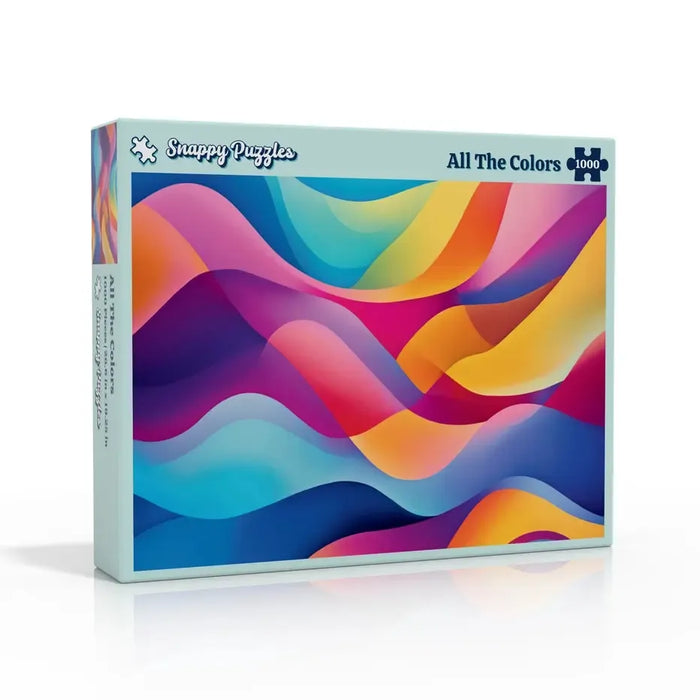 All the Colors 1000 Piece Jigsaw Puzzle Snappy - for just $34.99! 