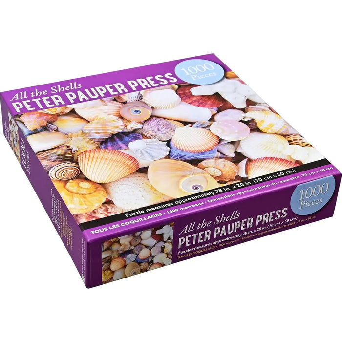 All the Shells 1000 Piece Jigsaw Puzzle Peter Pauper - for just $19.99! 