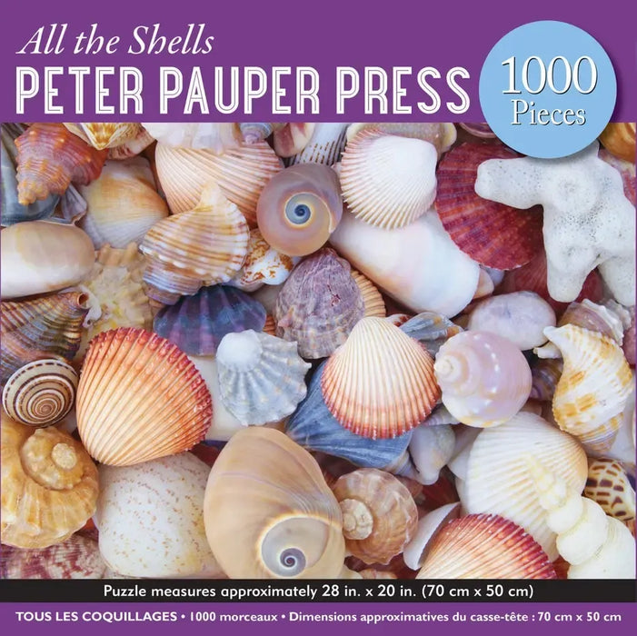 All the Shells 1000 Piece Jigsaw Puzzle Peter Pauper - for just $19.99! 