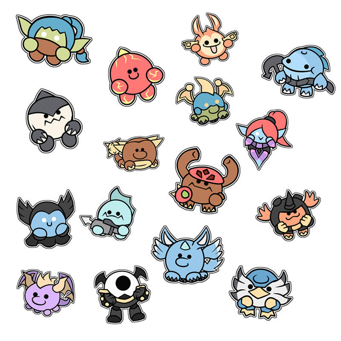 Full Set of Trap Team Minis Stickers - for just $12! 