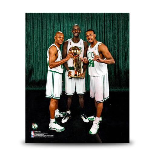 Ray Allen, Kevin Garnett, & Paul Pierce 2008 NBA Champions Boston Celtics 8" x 10" Basketball Photo - for just $9.99! 