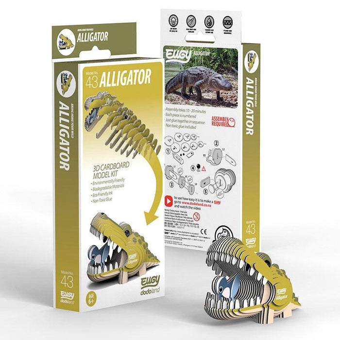 Alligator 3D Cardboard Model Kit Eugy - for just $11.99! 