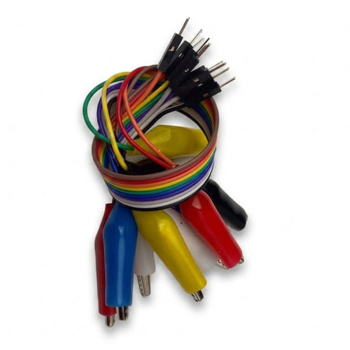 Alligator Clips to Dupont Male Pins - for just $3.95! 