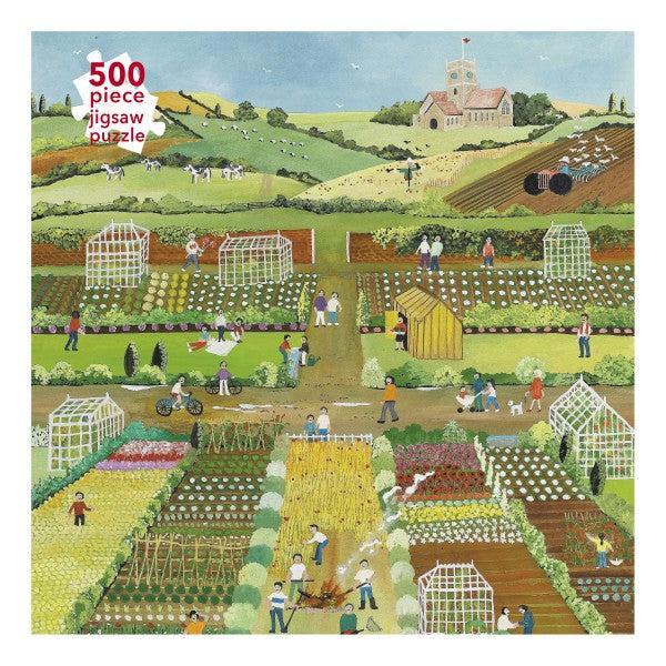 Allotments by Judy Joel 500 Piece Jigsaw Puzzle Flame Tree - for just $17.99! 