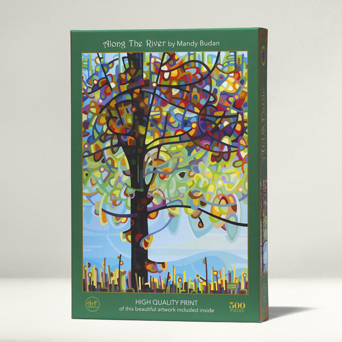 Along the River 500 Piece Premium Jigsaw Puzzle Art & Fable - for just $27.99! 