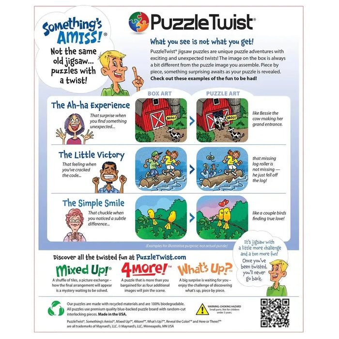 Alpha Dog "Something's Amiss!" 1000 Piece Jigsaw Puzzle PuzzleTwist - for just $25.99! 