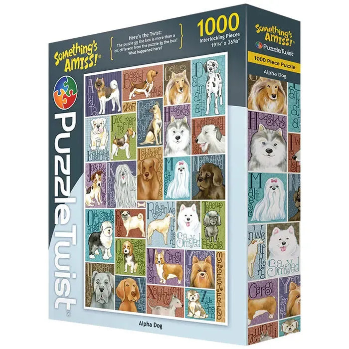 Alpha Dog "Something's Amiss!" 1000 Piece Jigsaw Puzzle PuzzleTwist - for just $25.99! 
