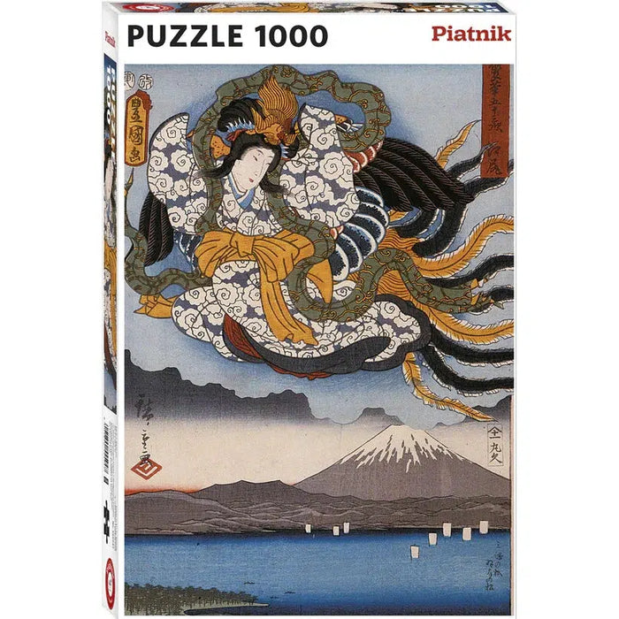 Amaterasu the Goddess of the Sun on Mt Fugi 1000 Piece Jigsaw Puzzle Piatnik - for just $24.99! 