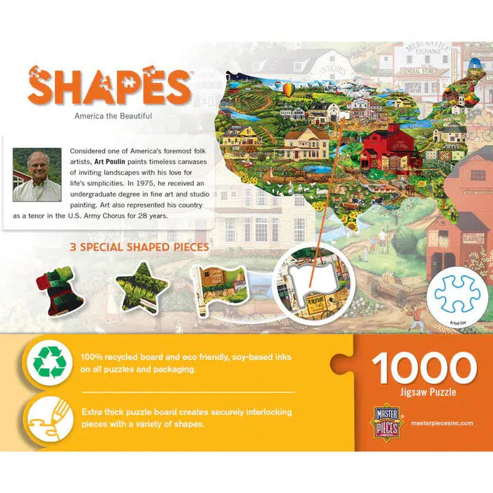 America the Beautiful 1000 Piece Jigsaw Puzzle MasterPieces - for just $19.99! 