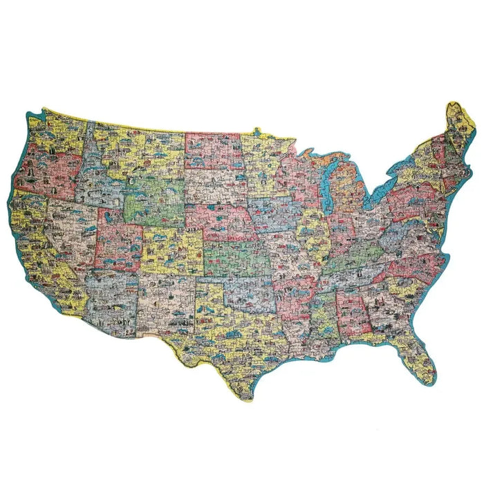 America the Wonderland 1000 Piece Shaped Jigsaw Puzzle TDC - for just $19.99! 