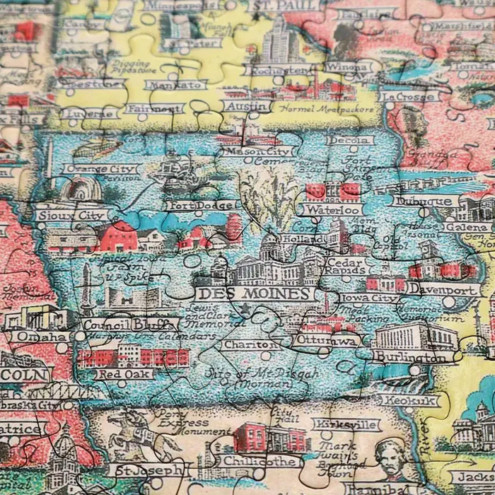 America the Wonderland 1000 Piece Shaped Jigsaw Puzzle TDC - for just $19.99! 