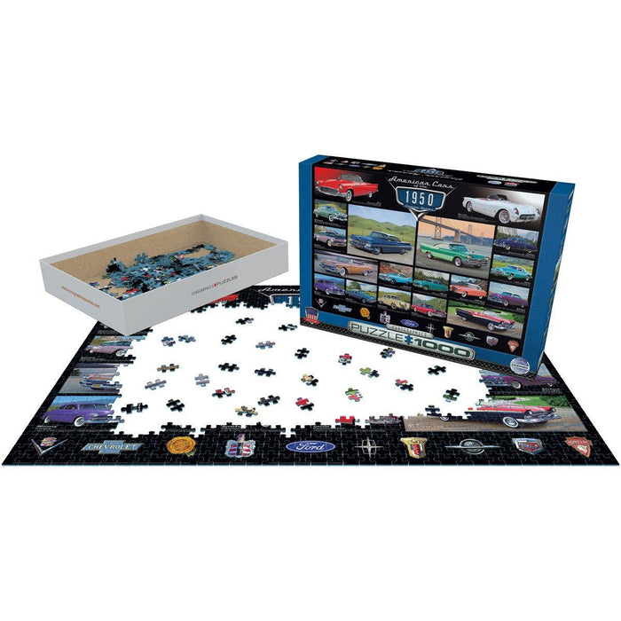 American Cars of the 1950s 1000 Piece Jigsaw Puzzle Eurographics - for just $19.99! 