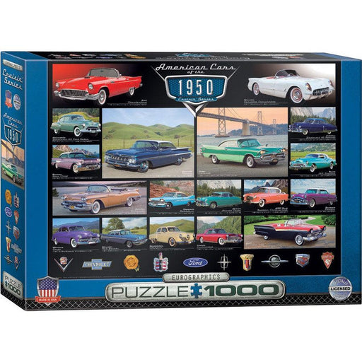 American Cars of the 1950s 1000 Piece Jigsaw Puzzle Eurographics - for just $19.99! 