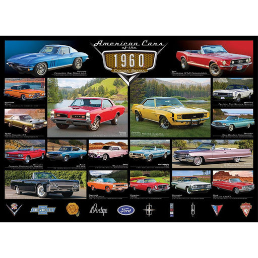 American Cars of the 1960s 1000 Piece Jigsaw Puzzle Eurographics - for just $19.99! 
