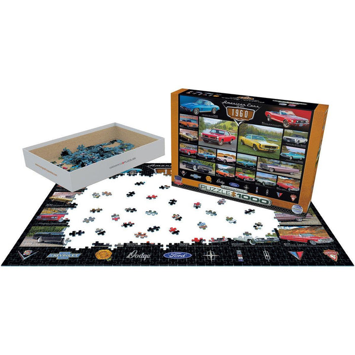 American Cars of the 1960s 1000 Piece Jigsaw Puzzle Eurographics - for just $19.99! 