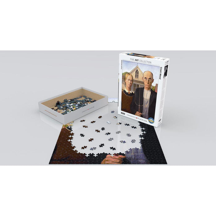 American Gothic 1000 Piece Jigsaw Puzzle Eurographics - for just $19.99! 