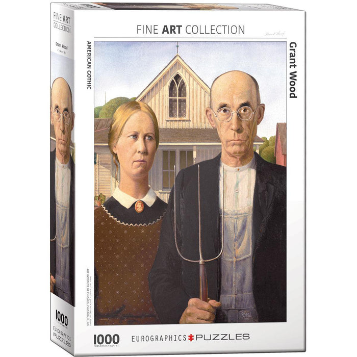 American Gothic 1000 Piece Jigsaw Puzzle Eurographics - for just $19.99! 