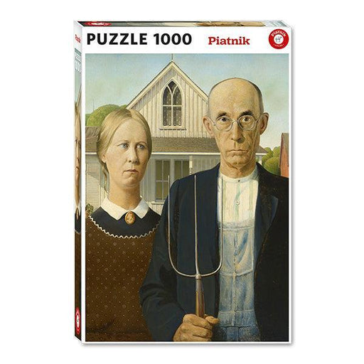 American Gothic 1000 Piece Jigsaw Puzzle Piatnik - for just $24.99! 