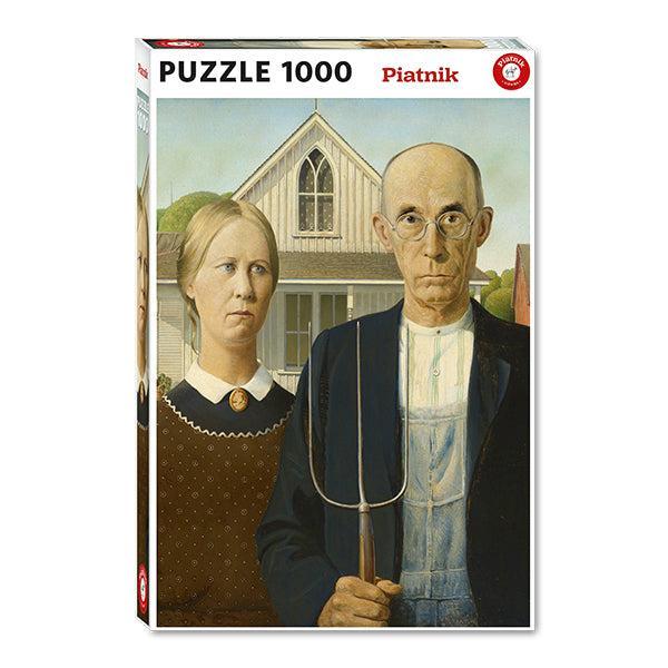 American Gothic 1000 Piece Jigsaw Puzzle Piatnik - for just $24.99! 