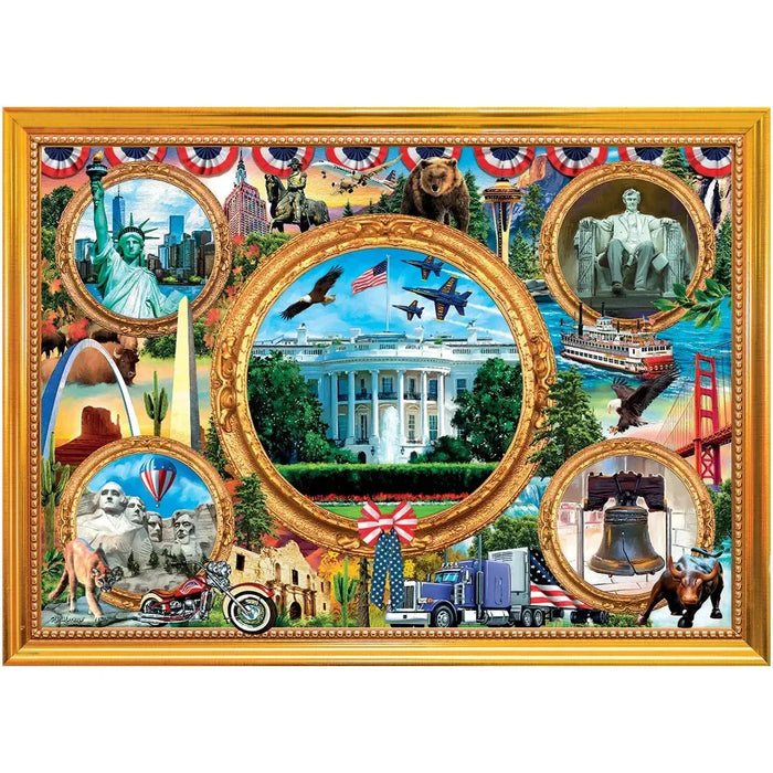 American Monuments 1000 Piece Jigsaw Puzzle Eurographics - for just $21.99! 