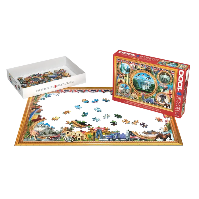 American Monuments 1000 Piece Jigsaw Puzzle Eurographics - for just $21.99! 