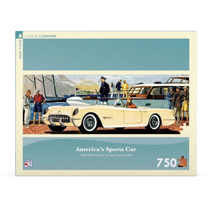 America's Sports Car 750 Piece Panoramic Jigsaw Puzzle NYPC - for just $27.99! 