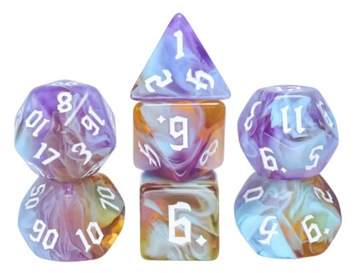 Amethyst Sunset RPG Dice Set - for just $12.99! 