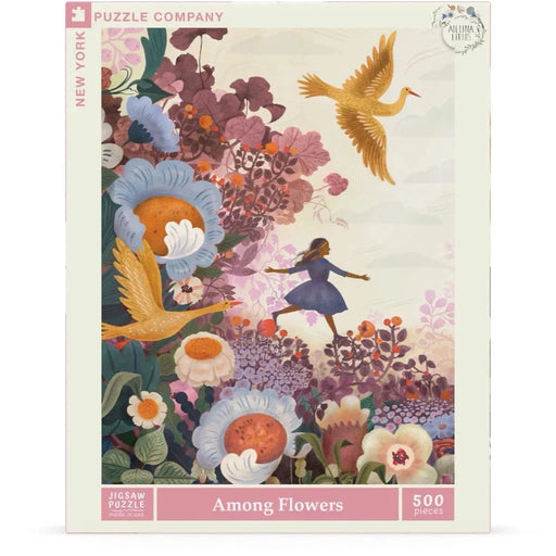 Among Flowers 500 Piece Jigsaw Puzzle NYPC - for just $22.99! 