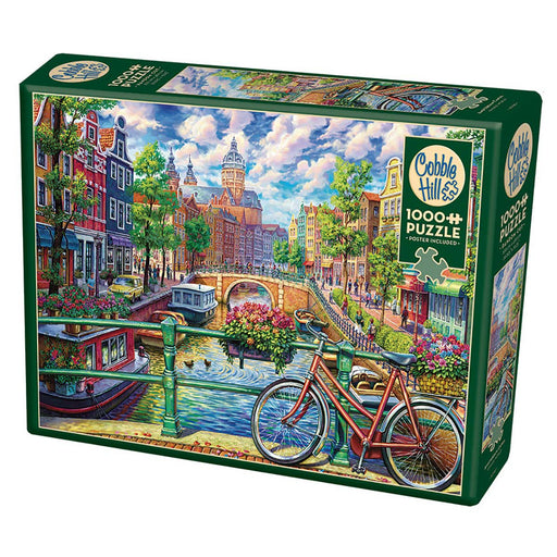 Amsterdam Canal 1000 Piece Jigsaw Puzzle Cobble Hill - for just $19.99! 