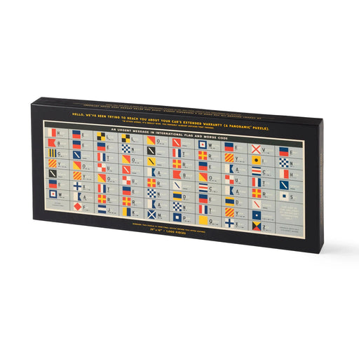 An Urgent Message 1000 Piece Panoramic Jigsaw Puzzle Brass Monkey - for just $24.99! 