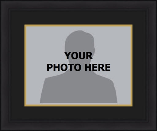 NHL Hockey Photo Picture Frame Kit - Anaheim Ducks (Black Matting, Gold Trim) - for just $29.99! 