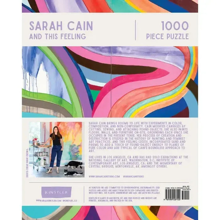 And This Feeling by Sarah Cain 1000 Piece Jigsaw Puzzle Kinstler - for just $24.99! 