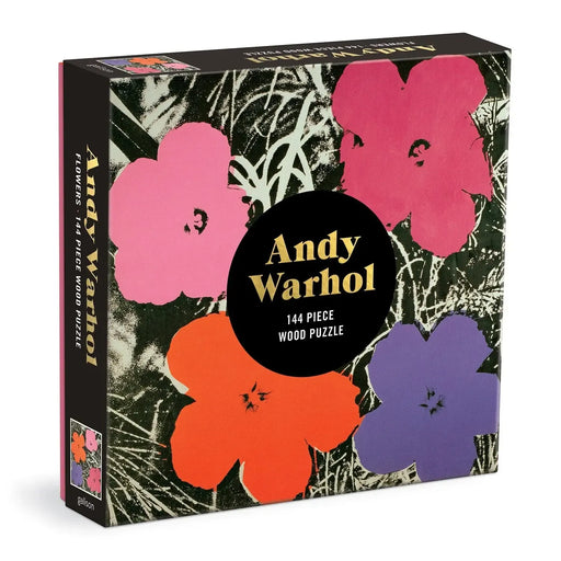 Andy Warhol Flowers 144 Piece Wood Jigsaw Puzzles Galison - for just $24.99! 