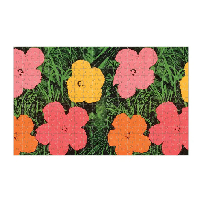 Andy Warhol Flowers 300 Piece Lenticular Jigsaw Puzzle Galison - for just $14.99! 
