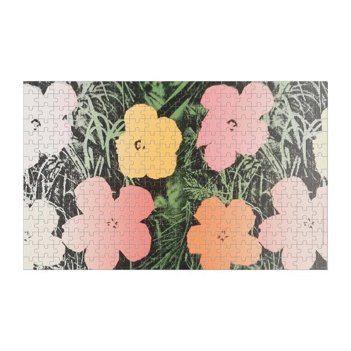 Andy Warhol Flowers 300 Piece Lenticular Jigsaw Puzzle Galison - for just $14.99! 